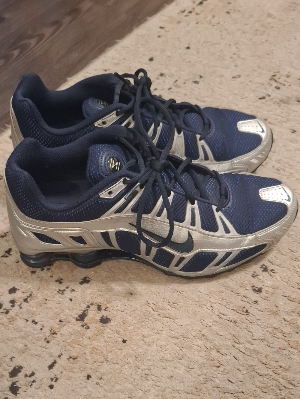 Nike Shox Turbo 3.2 SL Obsidian/Metallic Silver Size 9.5